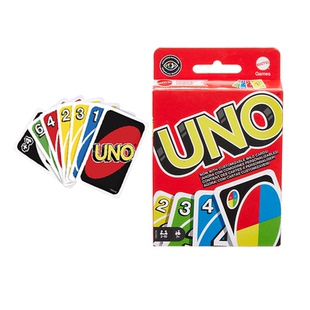 美泰UNO纸牌正版桌游成年休闲聚会优诺多人互动游戏卡牌扑克牌