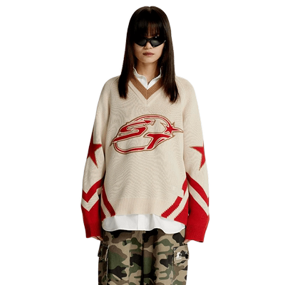 宽松复古针织衫Starter