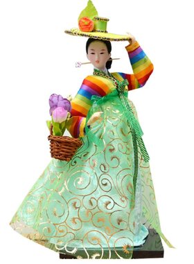 韩国装饰料理餐厅人偶摆件