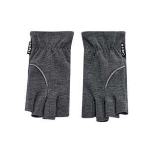 春秋半指手套男薄款德绒冬季露五指半截开车驾驶骑行防滑触屏保暖