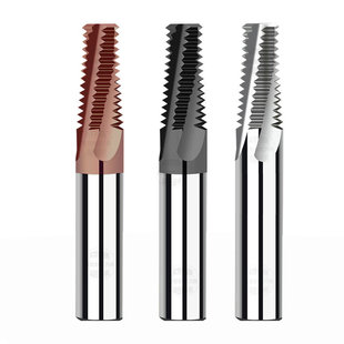 美制NPT管牙螺纹铣刀NPTF1/4 3/8 1/2 1/8 3/4不锈钢锥管用铣牙刀