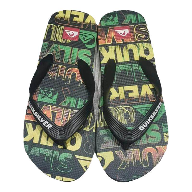 现货包邮Quiksilver2025新款夏季男士亲子平跟凉拖休闲透气人字拖