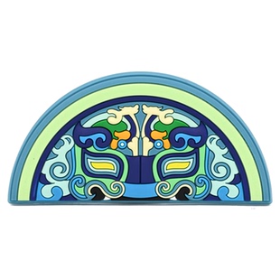 燕国瓦当冰箱贴河北博物院 博物馆国宝 故宫文创礼品磁吸纪念品