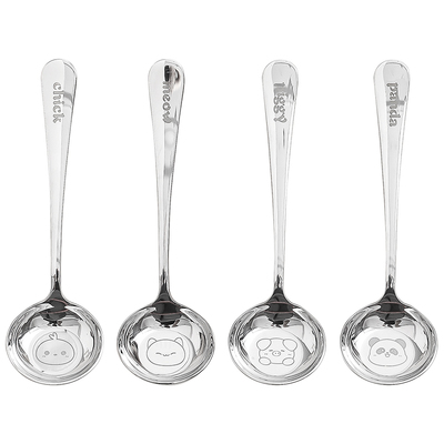 川岛屋不锈钢勺子儿童吃饭勺汤勺