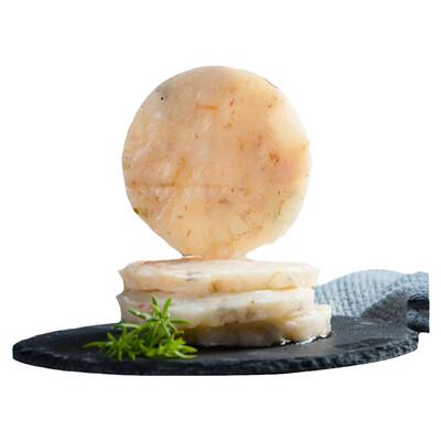 【西璞原味海虾饼240g】深海虾仁≥95%蛋白质含量≥27%无保水剂