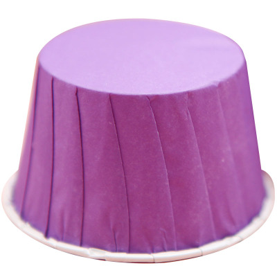 西点纯色耐高温卷口个装蛋糕杯