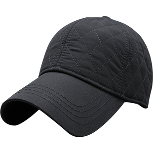 秋冬男士加厚封口帽子棒球帽保暖冬天送爸爸老人鸭舌帽加绒遮阳帽