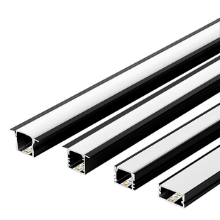 线形灯铝槽led嵌入式u型铝合金线条灯暗明装预埋式线型灯槽灯带