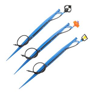 地插式喷灌微喷头搭配4/7毛管花园插地滴头果树旋转折射雾化喷头