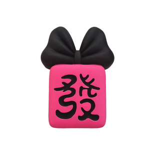 创意少女心火龙果色发财树麻将红中车载香薰高级感汽车出风口装饰