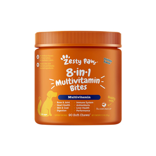 Zesty Paws宠物8合1犬全段提高免疫美毛护肝抗氧化维生素营养咀嚼
