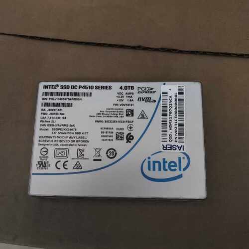 【请询价】INTEL SSD DC P4510 4.0T 2.5寸U