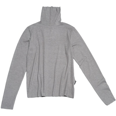 基础百搭高领绒感长袖T恤打底衫