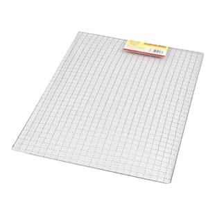 不锈钢烧烤网长方形烧烤网片加粗波纹铁丝网架烤架网BBQ碳烤工具