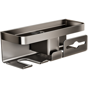 吹风机置物架卫生间免打孔电吹风挂架壁挂吹风筒支架浴室收纳架子