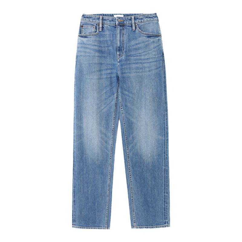 OVV秋冬热卖女装日本进口面料时髦复古直筒休闲牛仔裤