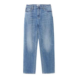 OVV秋冬热卖女装日本进口面料时髦复古直筒休闲牛仔裤