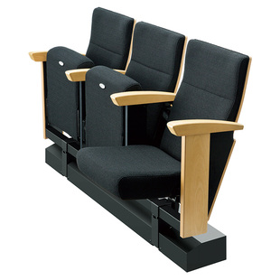 室内电动伸缩看台座椅大型剧场椅报告厅观众席排椅影剧院阶梯式