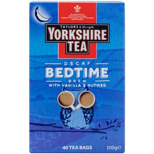 英国泰勒茶yorkshire Tea 约克夏晚安红茶脱咖啡因低因茶