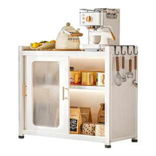 餐桌边柜桌面置物柜收纳柜家用多功能储物柜厨房餐边柜现代杯架