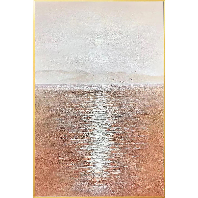 艺美嘉手绘抽象入户玄关装饰画