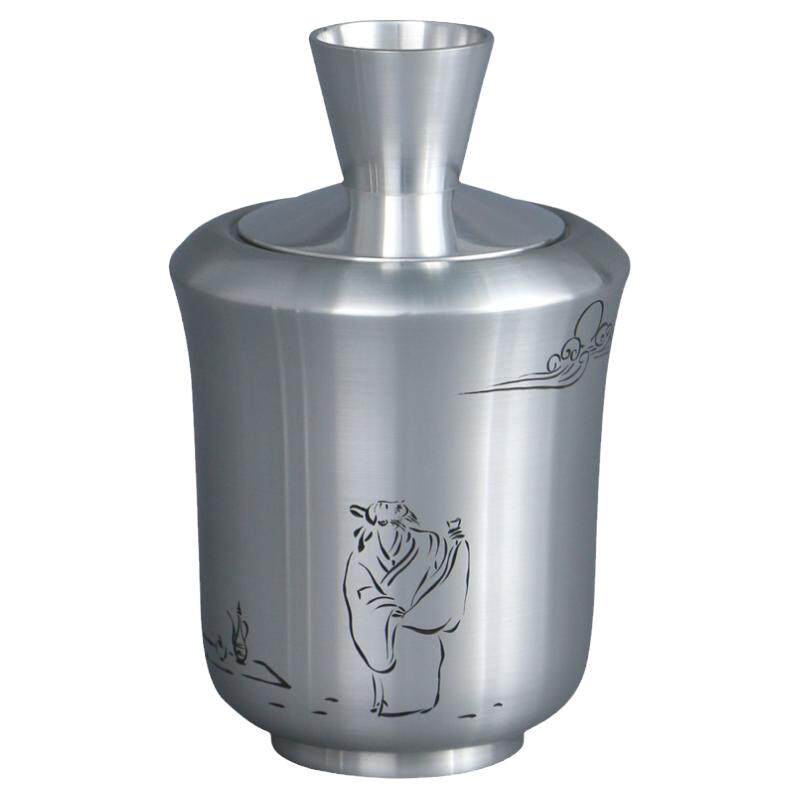 个旧手工纯锡家用酒具温酒烫酒壶