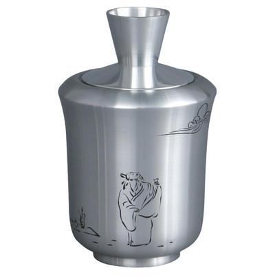 个旧手工纯锡家用酒具温酒烫酒壶