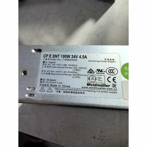 询价-魏德米勒开关电源CPESNT100W24V4.5A