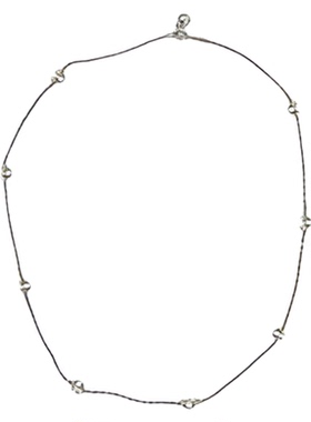 PAUSA ANN s925 小众设计原创猫眼珠光泽感麻花高级感项链