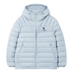 骆驼轻薄羽绒服百搭外套流光风