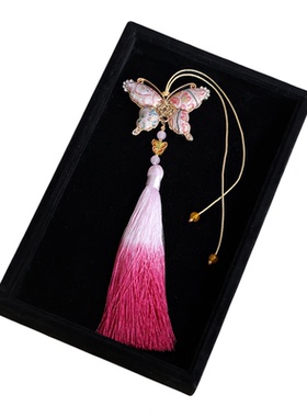 非遗宋锦蝴蝶葫芦流苏吊坠