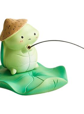 2025年所愿皆所求创意青蛙手机支架摆件情绪治愈可爱乌龟佛系萌宠