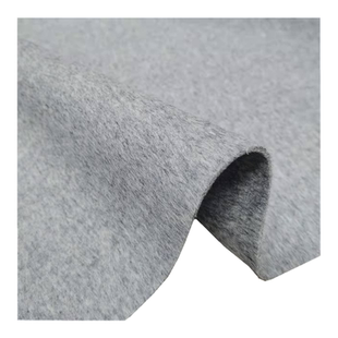 高档全毛双面山羊绒面料纯羊毛双面呢澳毛羊绒大衣布料加厚可剥开