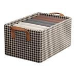 千鸟格衣服裤子收纳盒家用抽屉式衣柜分层神器放衣物整理箱储物筐