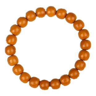 精品猴头光珠手串老型桶直切小凤羽雕刻京八棱文玩佛珠男女款盘玩