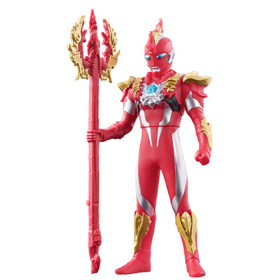 奥美迦奥特曼朱雀装甲软胶人偶