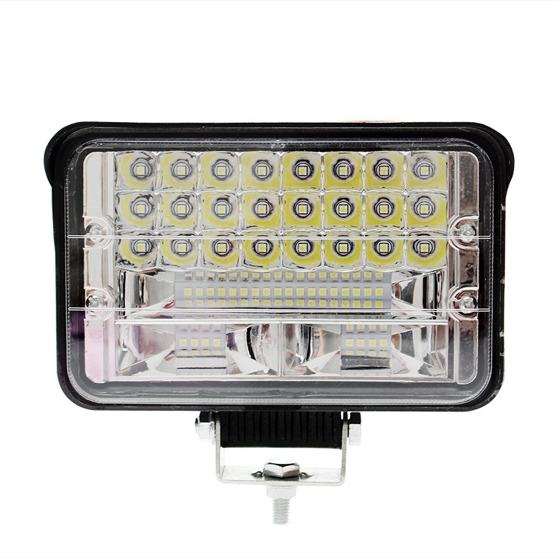 汽车LED3寸4寸5寸车载大灯12V24强光射灯车顶灯灯防水长条灯倒车