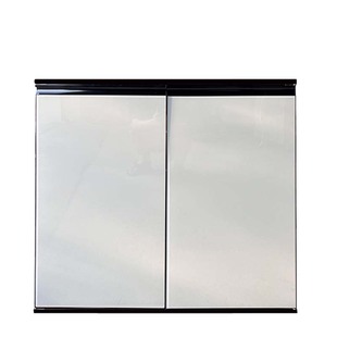 橱柜门定做钢化玻璃晶钢门隐边铰链门带框自装洗手盆厨房门板定制