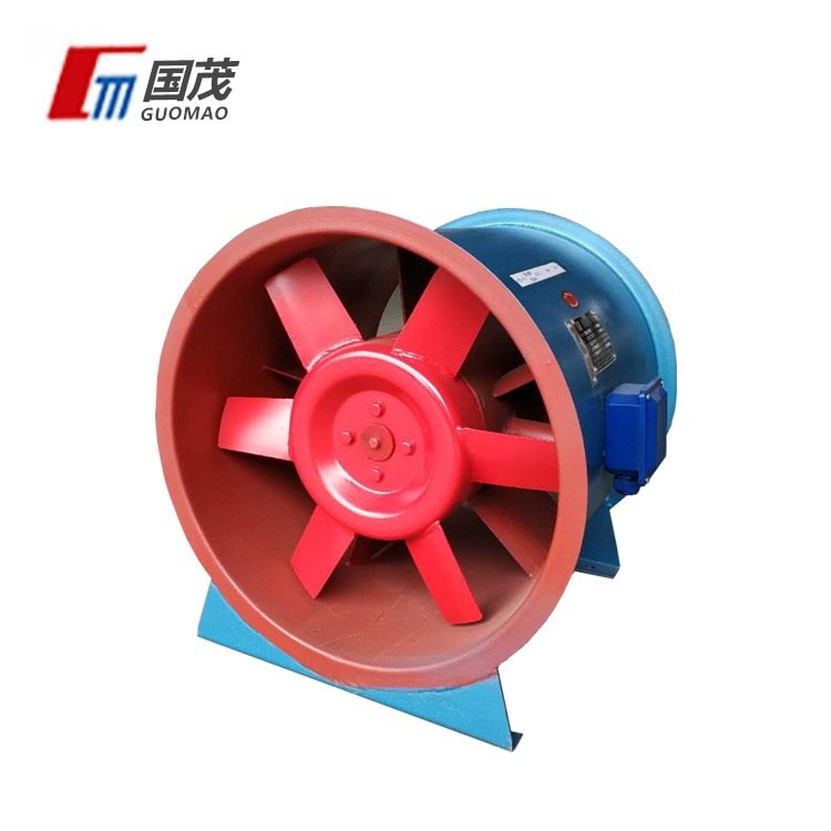 厂家直供  轴流风机 耐高温通风消防排烟轴流风机 国茂供应