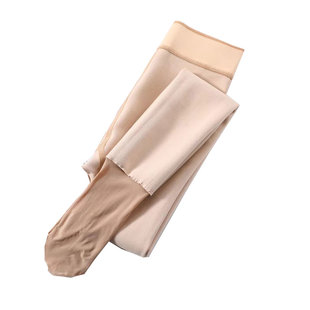 打底裤光腿神器秋冬加绒外穿裸感春秋大码水光袜200斤肉色连裤袜