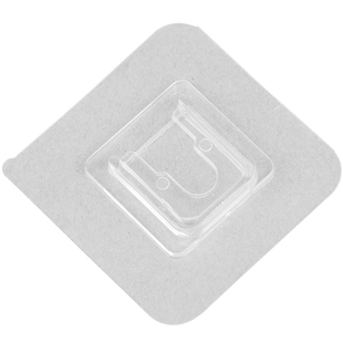 强力无痕卡扣子母扣防水多功能透明墙贴插座路由器黏贴挂钩固定器