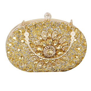 镶钻晚宴手提包女宴会手包晚礼服小包包搭配穿旗袍的包晚装手拿包