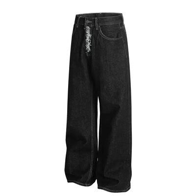 OneLastTime【赤耳原牛】意产原浆出逃原牛弯刀裤a字裤牛仔高硬度