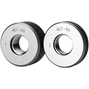 螺纹环规通止规牙规M15M16M17M18*2.5*2*1.5*1.25*1*0.75*0.56g6h