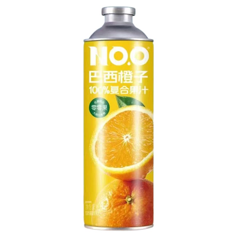 零零果橙汁草莓汁东北冻梨汁1L罐