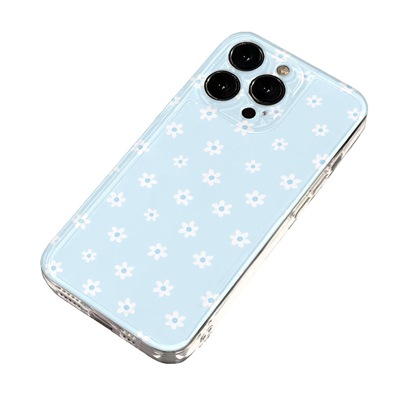 网红同款小雏菊 适用于iPhone16promax手机壳苹果16pro软透明硅胶oppo荣耀红米k保护套iqoo9小米13华为mate70