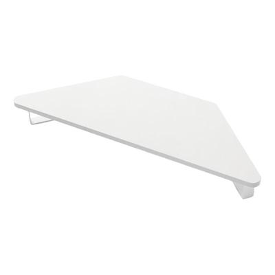 日本SANWA三角桌面电脑置物架转角桌上架显示器增高架收纳桌面整理支架附带便利抽屉键盘收纳桌面支架转角架