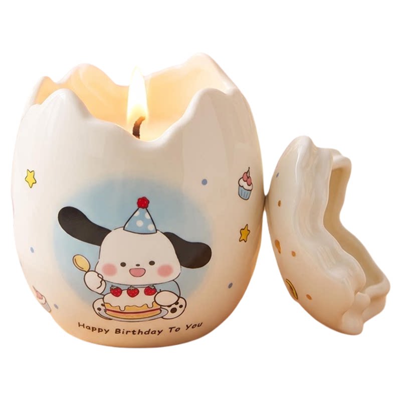 生日蛋香薰蜡烛礼盒送闺蜜男友