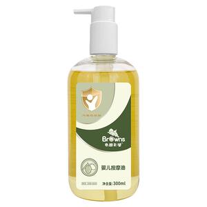 布朗天使橄榄婴儿去头垢抚触油