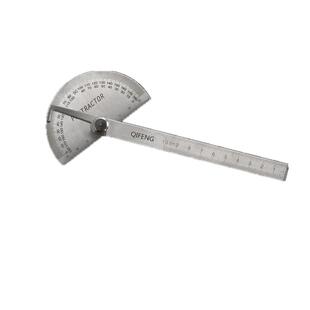 旗丰角度尺多功能量角器量角尺角度分度规不锈钢180度万用半圆